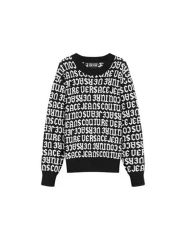 LOGOMANIA KNIT JUMPER 77GAFM03 CMN91 L01 - VERSACE - BALAAN 1