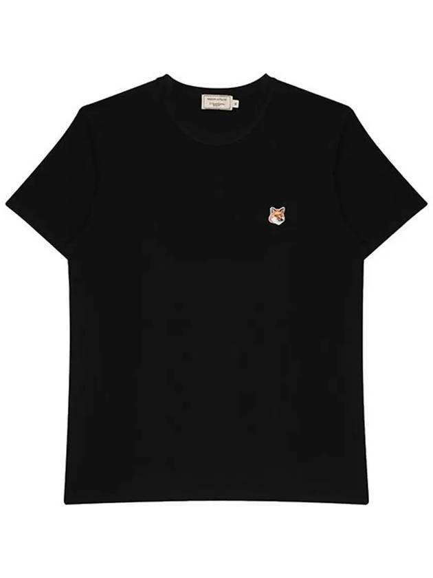 Fox Head Patch Classic Short Sleeve T-Shirt Black - MAISON KITSUNE - BALAAN 6