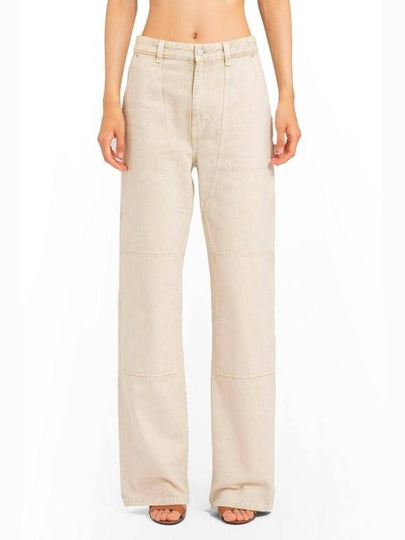 Carpenter High Rise Jeans Beige - HELMUT LANG - BALAAN 2