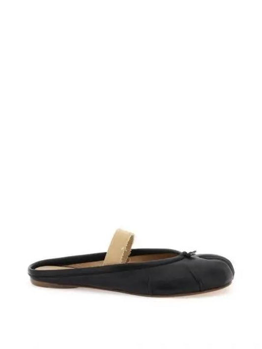 Tabi Ballerina Elastic Band Mule Black Nude S39WZ0103P6853HA334 - MAISON MARGIELA - BALAAN 1