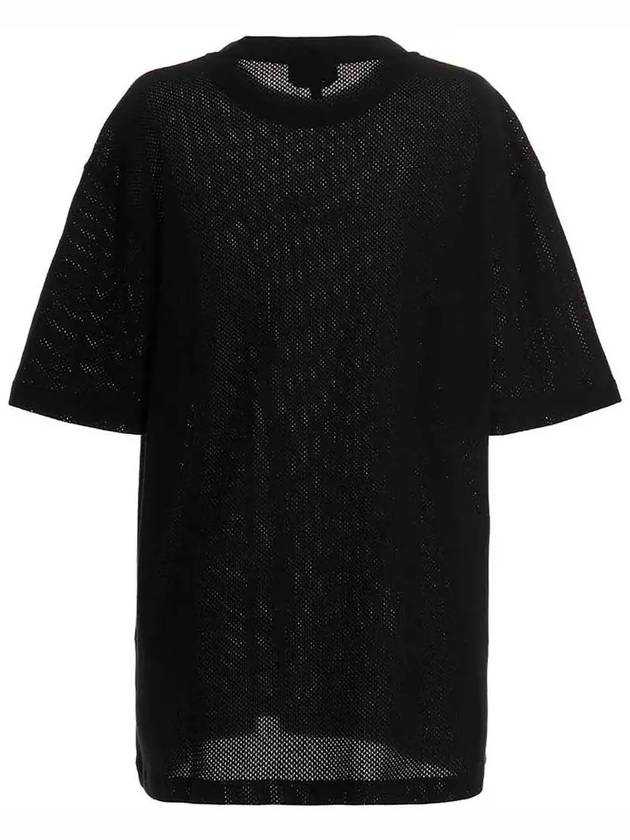 Moran Openwork Short Sleeve T-Shirt Black - A.P.C. - BALAAN 4