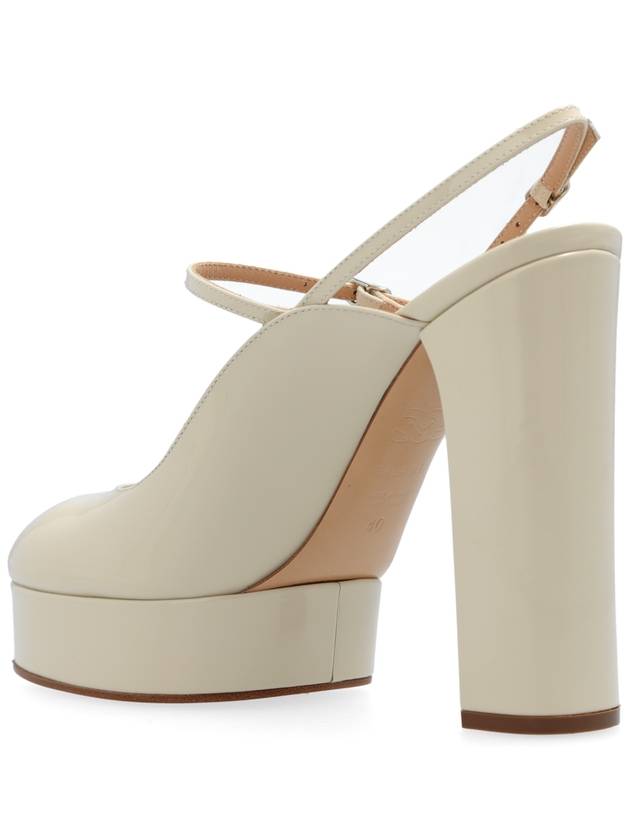 Casadei High-heeled Shoes ‘Tiffany’, Women's, Cream - CASADEI - BALAAN 5