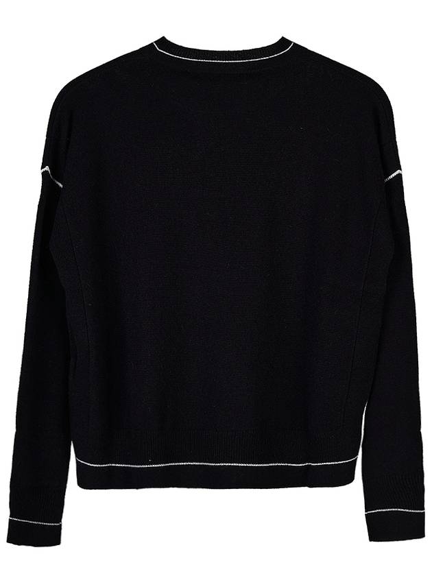 Women's Furio Knit Top Black - MAX MARA - BALAAN.