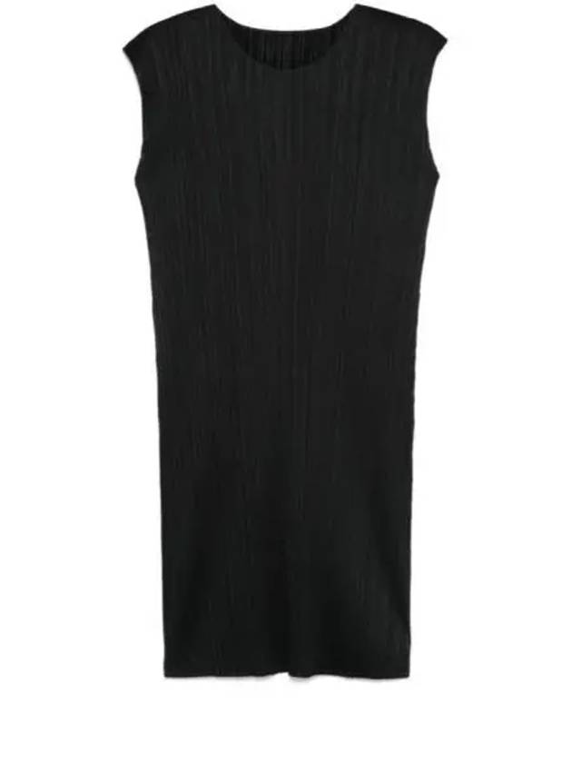 Women's Pleats Short Dress Black - ISSEY MIYAKE - BALAAN 2