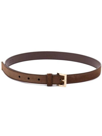 suede belt brown - PRADA - BALAAN 1