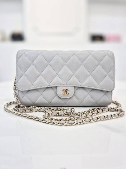 WOC Classic Caviar Phone Holder Gray Two Way Cross Bag AP1744 - CHANEL - BALAAN 2