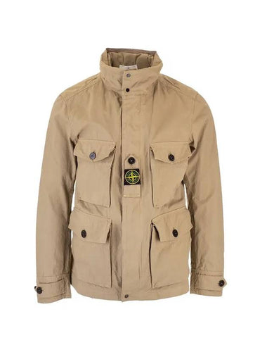 Cordura Field Wappen Cotton Jacket Beige - STONE ISLAND - BALAAN 1