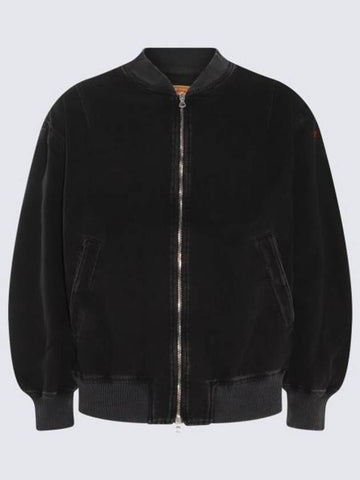 D-Vinz Bomber Jacket Black - DIESEL - BALAAN 1