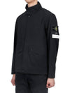 Logo Light Soft Shell Jacket Black - STONE ISLAND - BALAAN 5