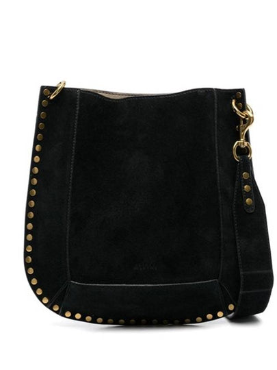 Oskan Hobo Suede Shoulder Bag Black - ISABEL MARANT - BALAAN 2