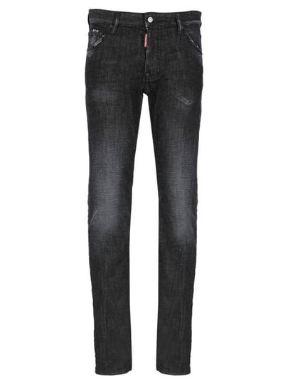 Cool Guy Logo Patch Jeans Black - DSQUARED2 - BALAAN 2