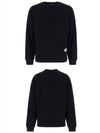 Label Logo Sweatshirt Black - ACNE STUDIOS - BALAAN 5