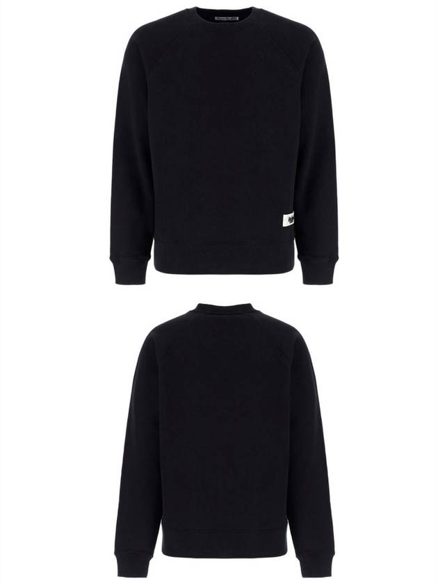 Label Logo Sweatshirt Black - ACNE STUDIOS - BALAAN 5