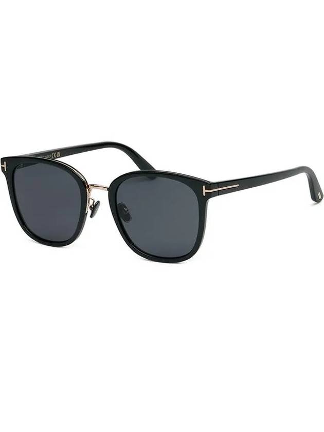 Eyewear Horn-Rim Square Sunglasses Black - TOM FORD - BALAAN 8