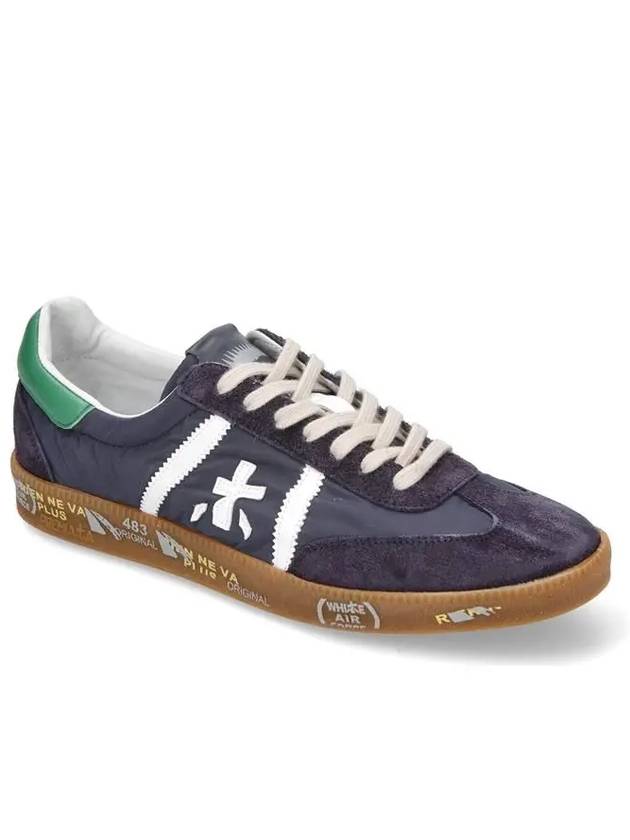 Bonnie Logo Patch Low Top Sneakers Navy - PREMIATA - BALAAN 3