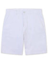 Golfwear Men's Stretch Cotton Shorts White - ONOFF - BALAAN 2