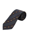 Bee Tie 451528 4E002 1274 Gray - GUCCI - BALAAN 3