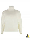 Talea Virgin Wool Knit Top White - MAX MARA - BALAAN 2