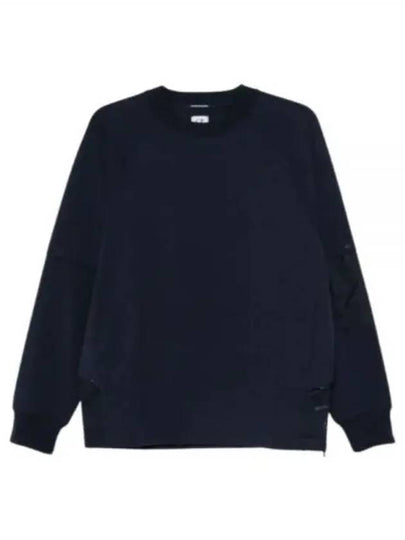 Metropolis Long Sleeve T-Shirt Navy - CP COMPANY - BALAAN 2