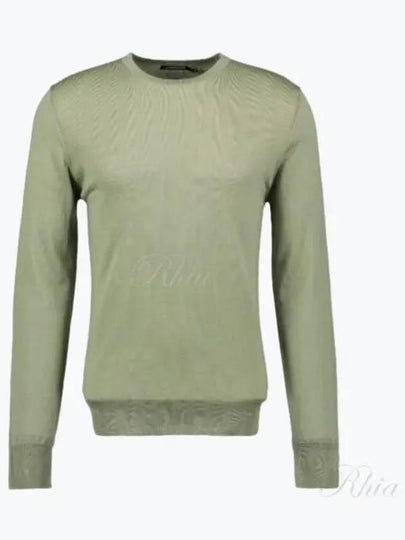 Lyle Light Merino Wool Knit Top Oil Green - J.LINDEBERG - BALAAN 2