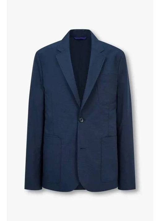 PS casual fit ripstop jacket navy - PAUL SMITH - BALAAN 1