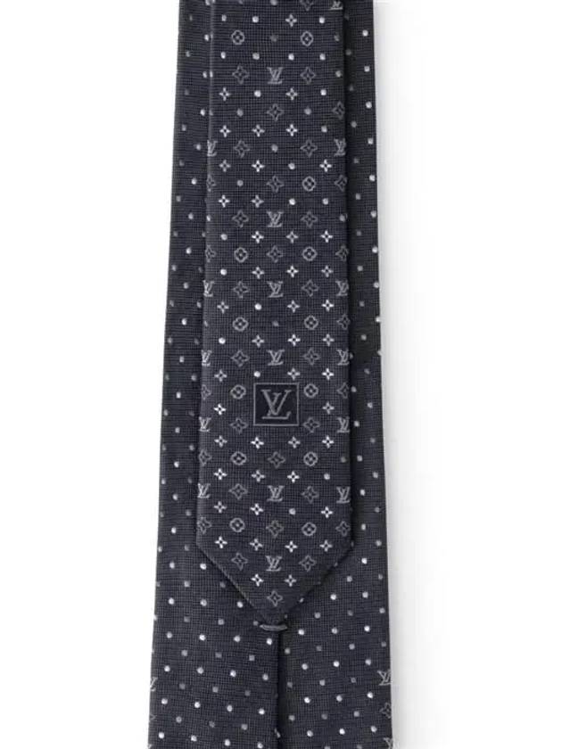 Monogram Gradient Dots Tie Dark Blue Grey - LOUIS VUITTON - BALAAN 3