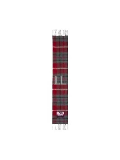 Tartan Check Alpaca Wool Muffler Red - VIVIENNE WESTWOOD - BALAAN 2