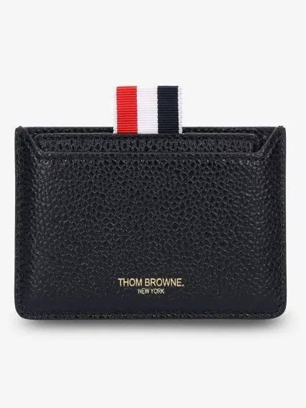 Pebble Grain Leather Mirror Case Black - THOM BROWNE - BALAAN 2