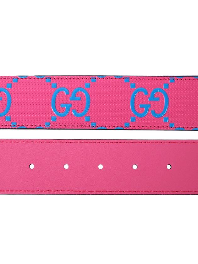 GG Marmont Leather Belt Pink - GUCCI - BALAAN 5