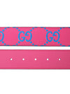 GG Marmont Leather Belt Pink - GUCCI - BALAAN 5