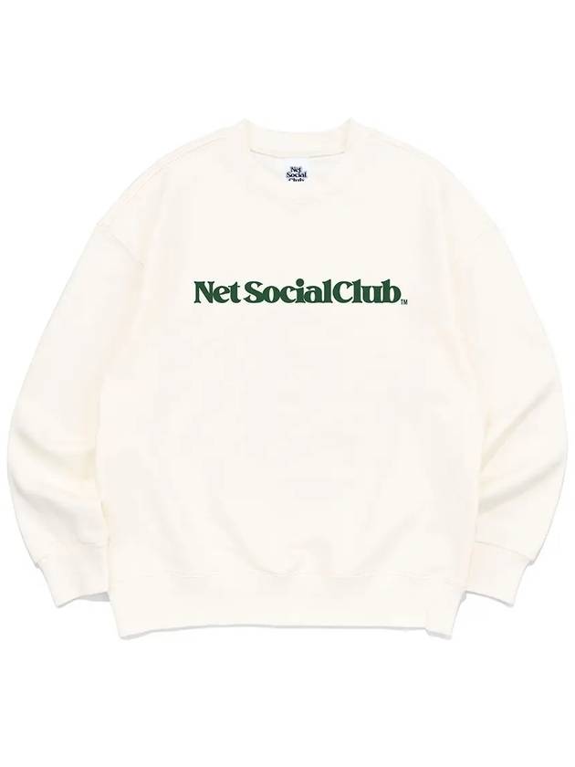 VIVID STRAIGHT LOGO MTM IVORY - NET SOCIAL CLUB - BALAAN 4