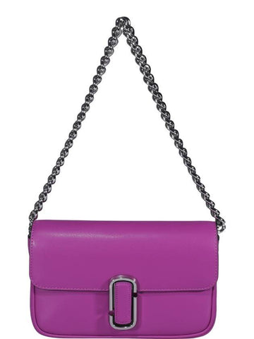 J Marc Logo Chain Shoulder Bag Violet - MARC JACOBS - BALAAN 1