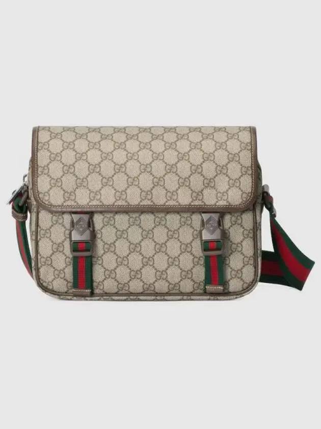 Ophidia GG Messenger Bag Beige Ebony - GUCCI - BALAAN 2