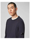 Lens Wappen Fleece Round Sweatshirt Navy - CP COMPANY - BALAAN 2