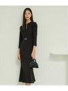 Women s Veronica Long Dress Black - AME - BALAAN 3