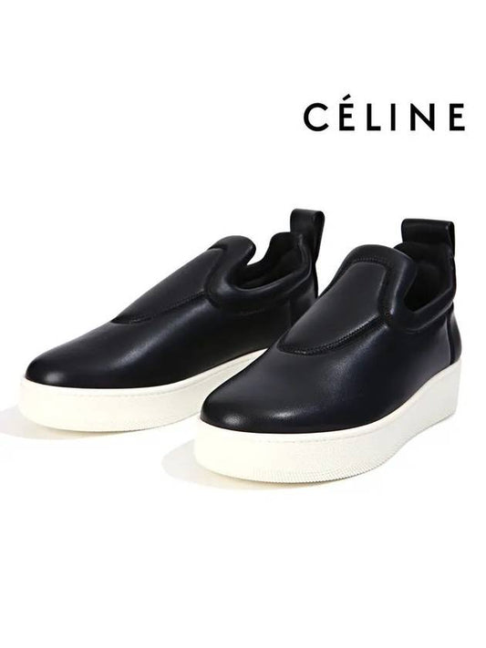 Leather Pull On Slip On Black - CELINE - BALAAN 2