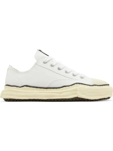 IDomestic shippingI A09FW733 WHITE Peterson VL OG sole canvas low top sneakers kr 204846 - MIHARA YASUHIRO - BALAAN 1