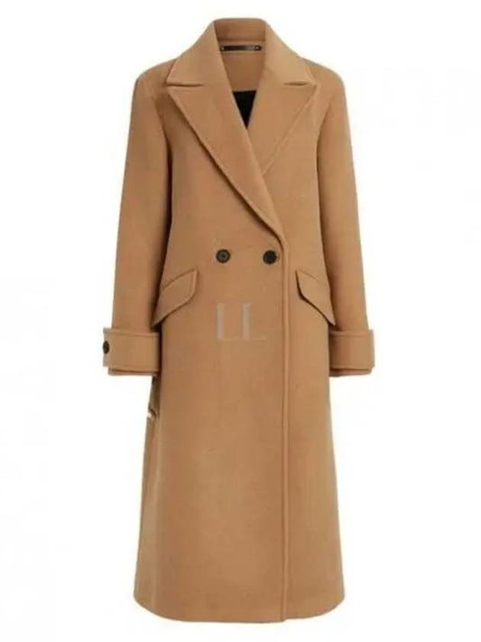 Mabel Women s Coat WO016Z CAMEL BROWN - ALLSAINTS - BALAAN 1