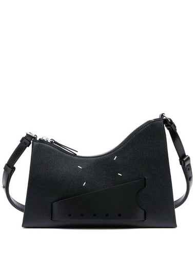 Snatched Leather Small Shoulder Bag Black - MAISON MARGIELA - BALAAN 1