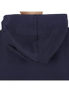 Embroidered Logo Lettering Hooded Top Navy - MONCLER - 9