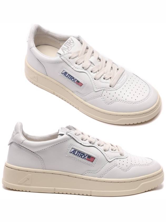 Medalist Leather Low Top Sneakers White - AUTRY - BALAAN 2