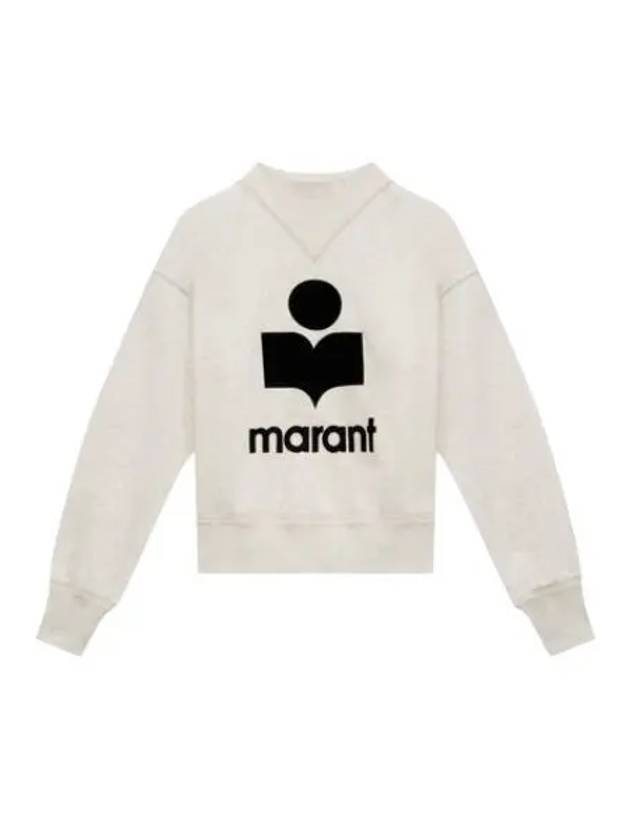 Moby Logo Print Sweatshirt Ecru - ISABEL MARANT - BALAAN 2