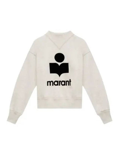 Moby Logo Print Sweatshirt Ecru - ISABEL MARANT - BALAAN 2