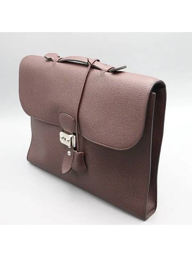 wine briefcase bag - HERMES - BALAAN 3