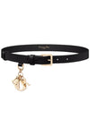 20MM Smooth Calfskin Belt Black - DIOR - BALAAN 3