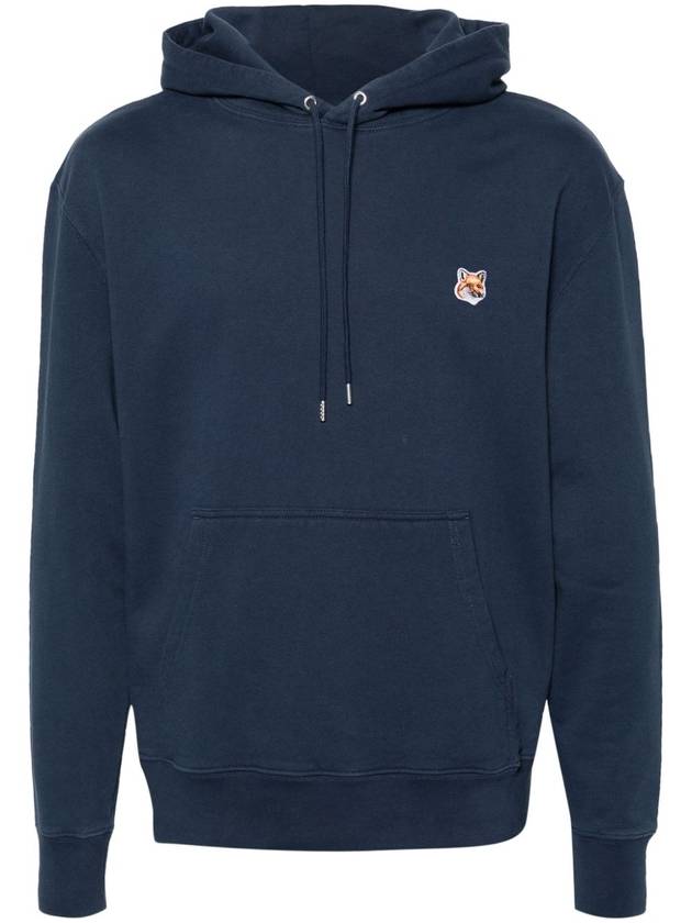 Fox Head Patch Regular Hoodie Navy - MAISON KITSUNE - BALAAN 2