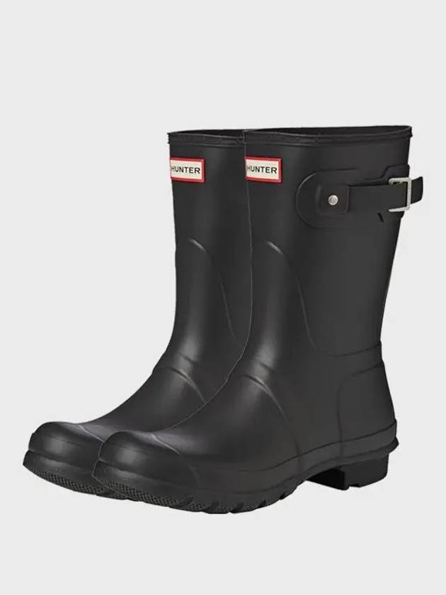 Original Matte Short Rain Boots Black - HUNTER - BALAAN 4