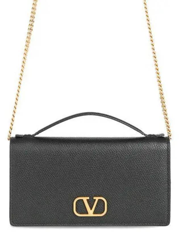 V logo 4W2P0W42 SNP 0NO chain wallet shoulder bag cross bag 996116 - VALENTINO - BALAAN 1