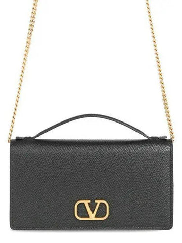 V logo 4W2P0W42 SNP 0NO chain wallet shoulder bag cross bag 996116 - VALENTINO - BALAAN 1