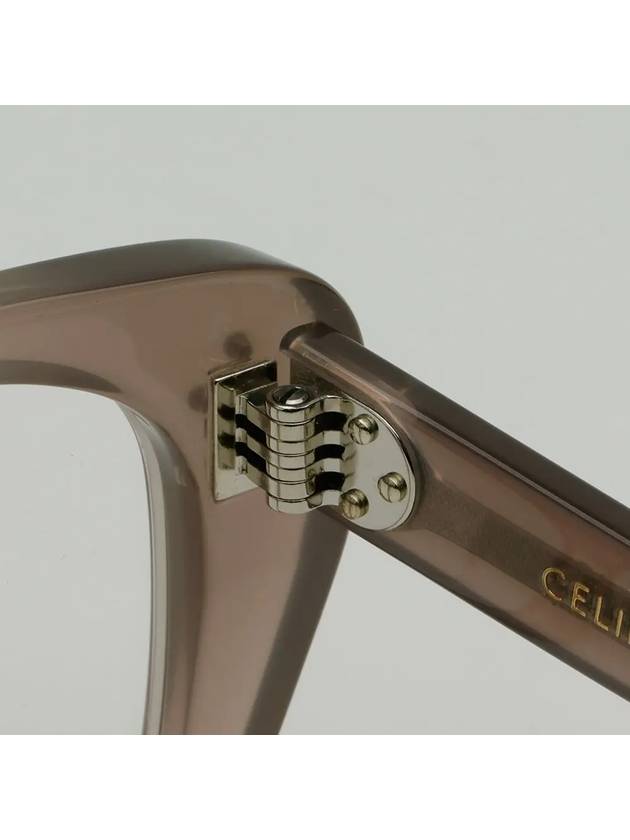 Eyewear Logo Square Eyeglasses Brown - CELINE - BALAAN 7